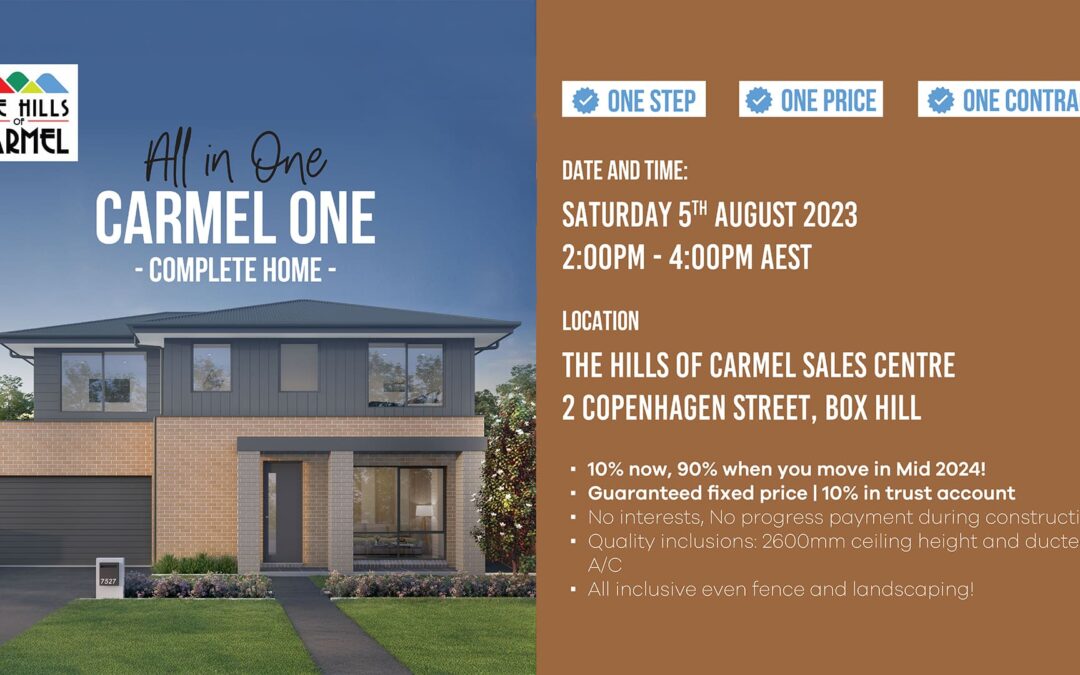 Carmel One VIP Release Event
