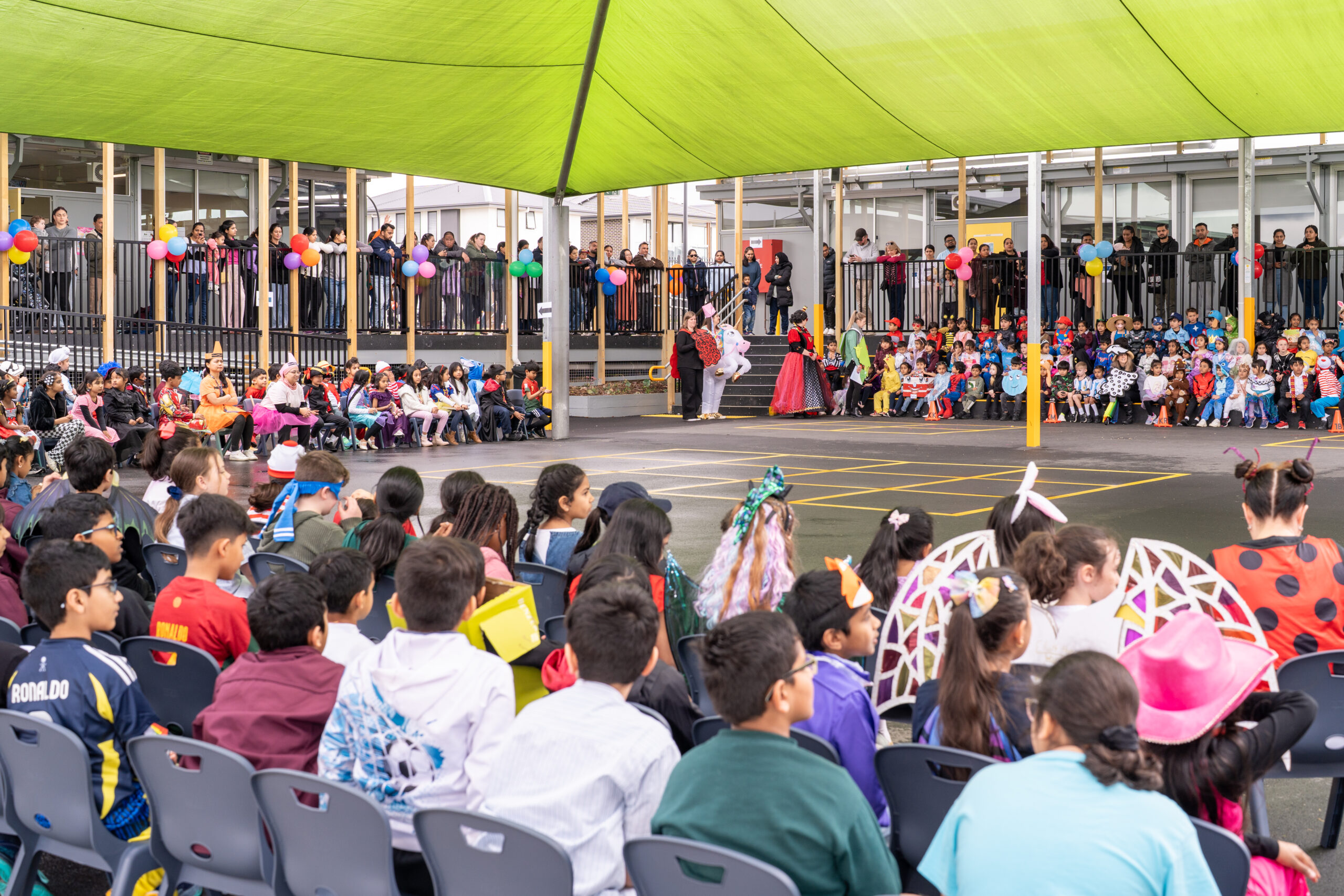 The students of Box Hill Public School at their vibrant Book Week School Parade